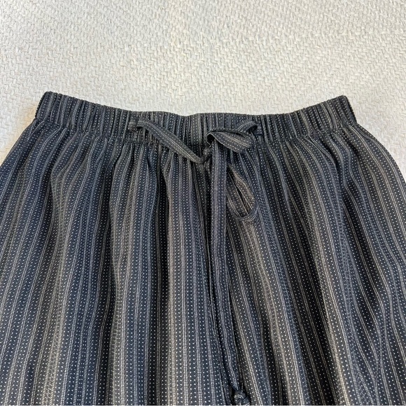 Vintage 90s High Waisted Straight Leg Elastic Waist Trousers - Picture 3 of 5